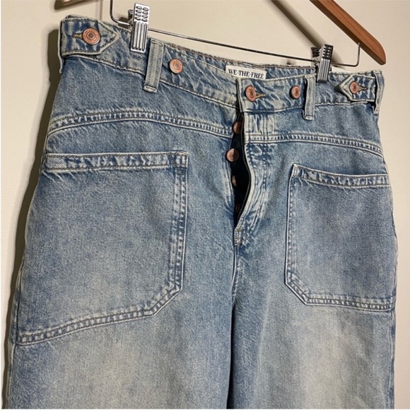 Free People Palmer Cuffed Jean in La La Land - Picture 10 of 12